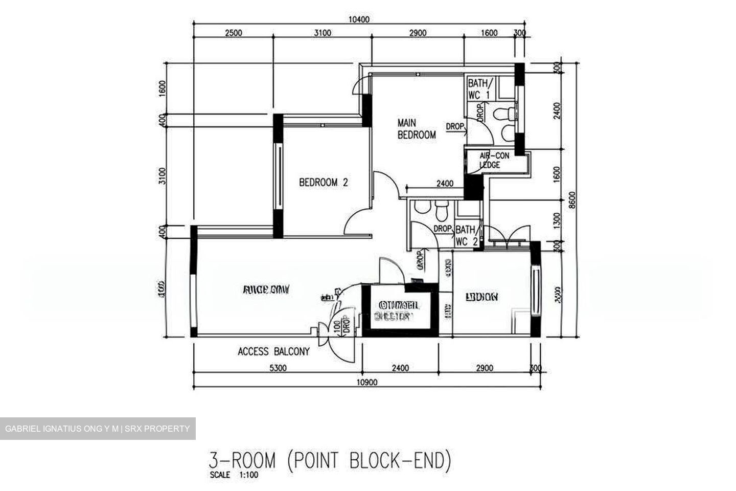 Blk 32 Eunos Court (Geylang), HDB 3 Rooms #607138801